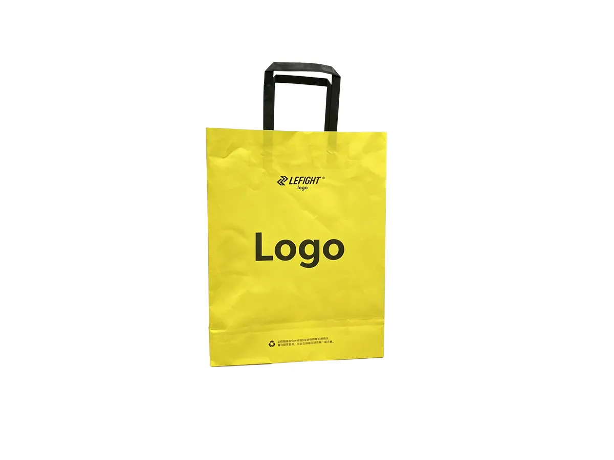 Eco-Friendly Paper Bag with Flat Handle
