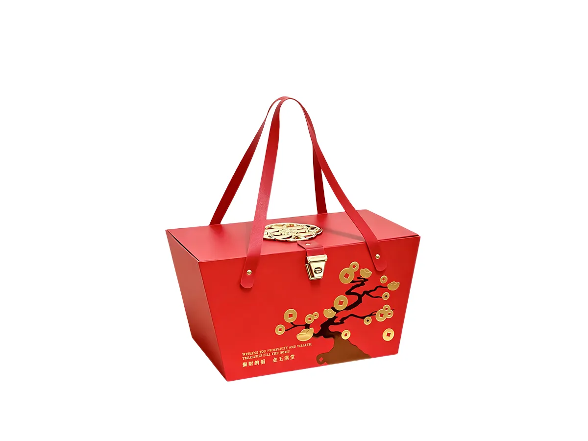 Custom Gift Box with Foil-Stamped Motif